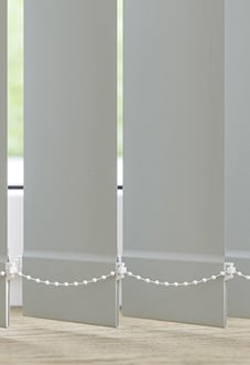 Roma (FR), Light Grey - Vertical Blind Slats